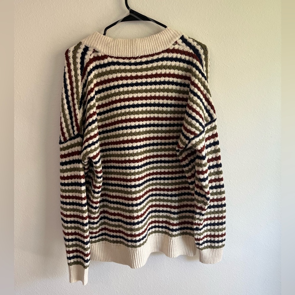 Pink Clover Multicolor Striped Cardigan - Picture 2 of 6